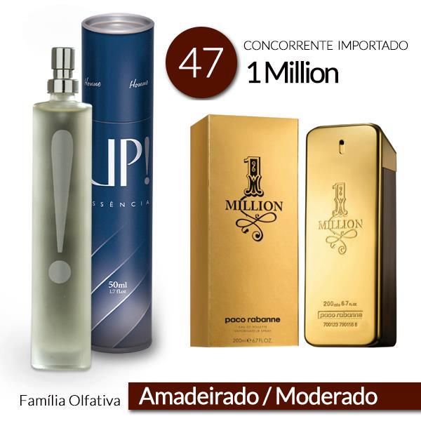 Perfume Masculino 50ml - UP! 47 - One Million (Lançamento)